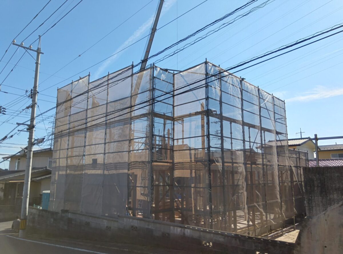 山口県の注文住宅はアイデザインホーム
山口県岩国市海土路にて上棟しました