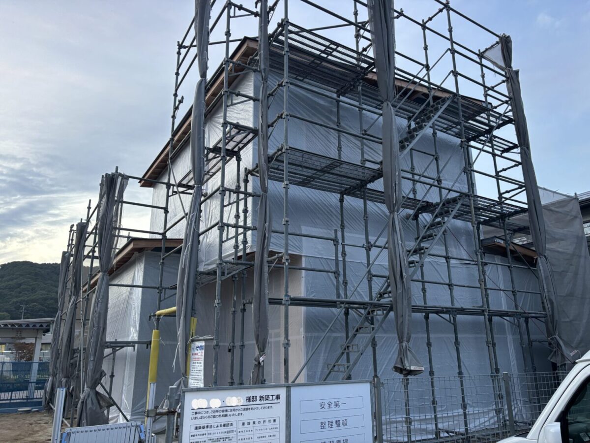 広島県の注文住宅はアイデザインホーム
広島県福山市加茂町にて上棟しました