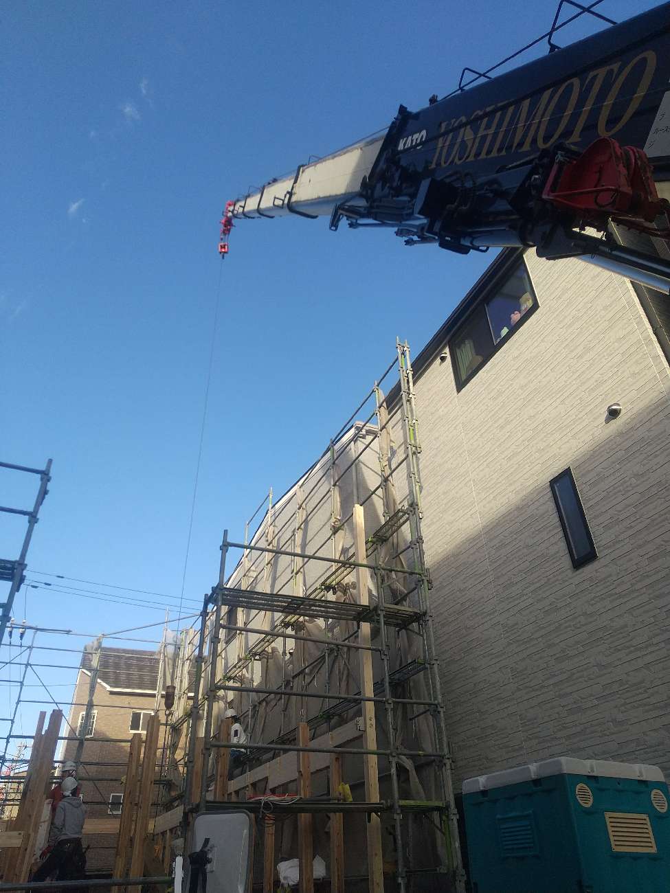 大阪の注文住宅はアイデザインホーム
大阪市住之江区にて上棟を行いました