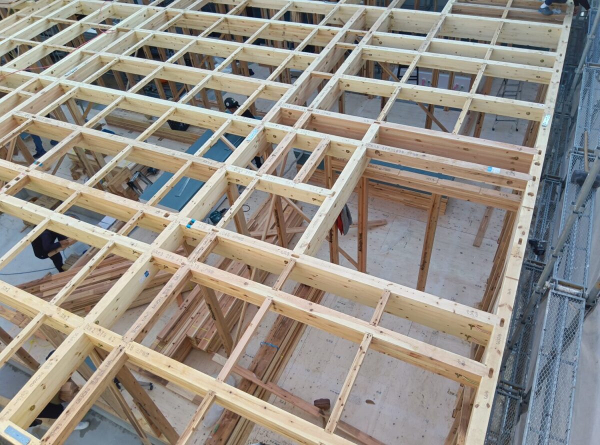 広島の注文住宅はアイデザインホーム
広島市南区丹那新町にて上棟を行いました