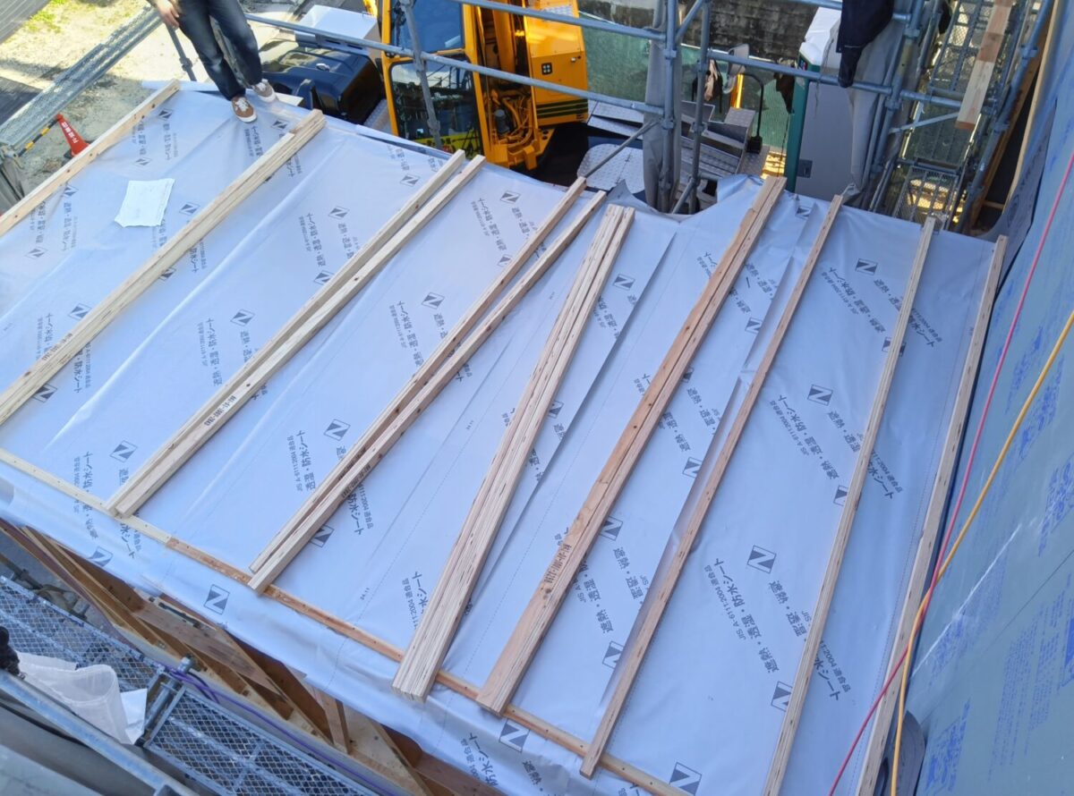 広島の注文住宅はアイデザインホーム
広島市南区丹那新町にて上棟を行いました