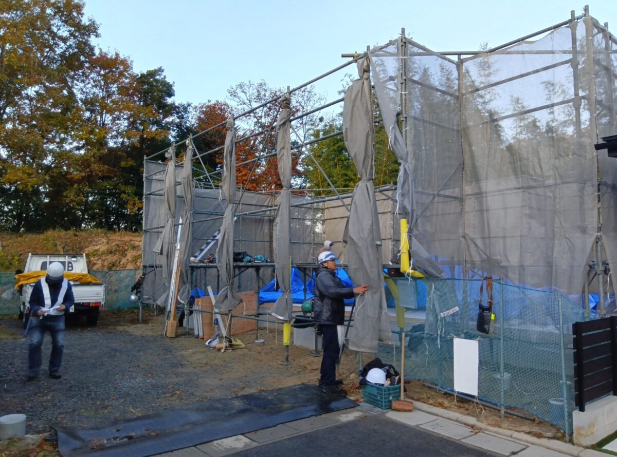 広島の注文住宅はアイデザインホーム
広島市西区にて上棟を行いました