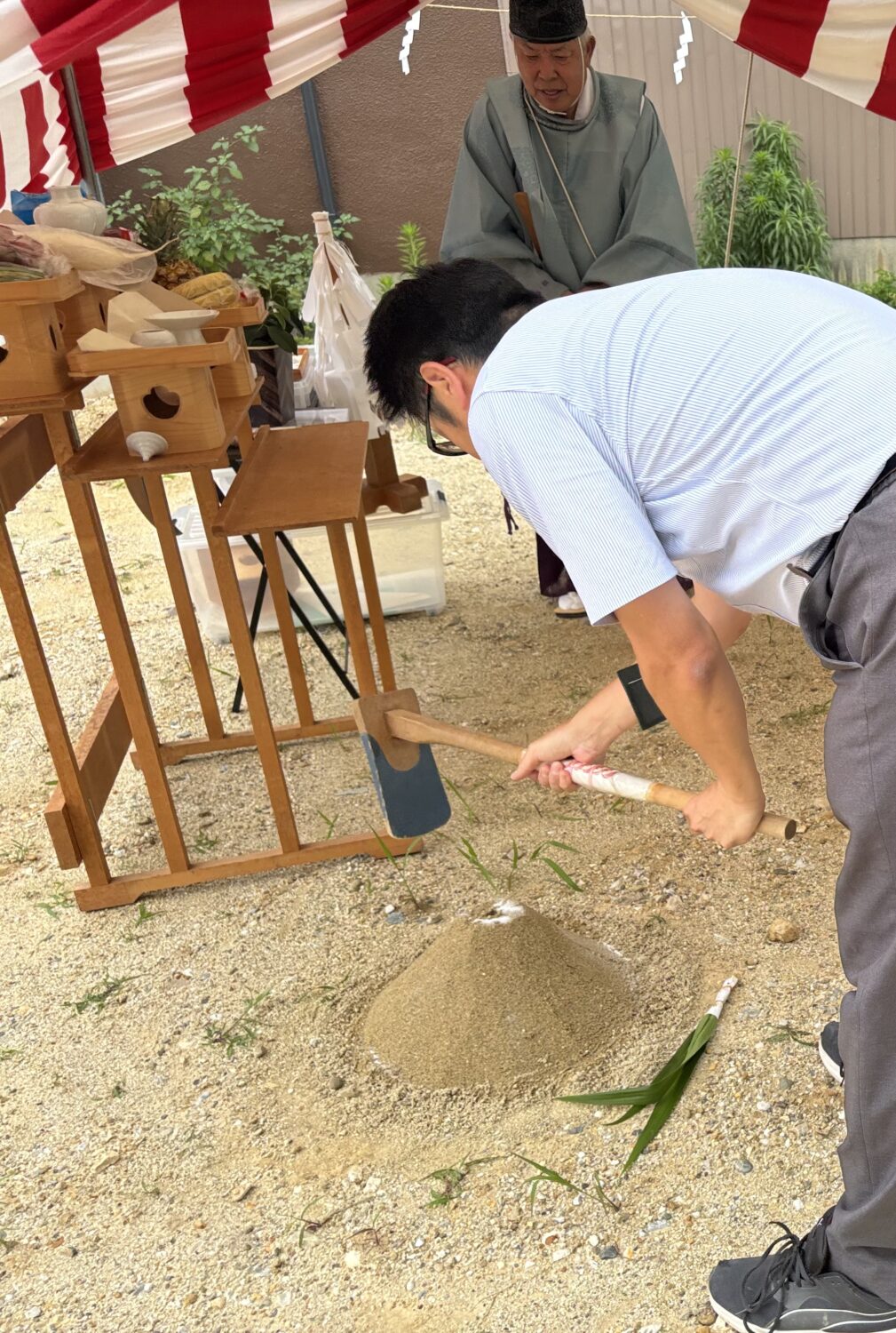 愛知の注文住宅はアイデザインホーム
名古屋市守山区にて地鎮祭を行いました。