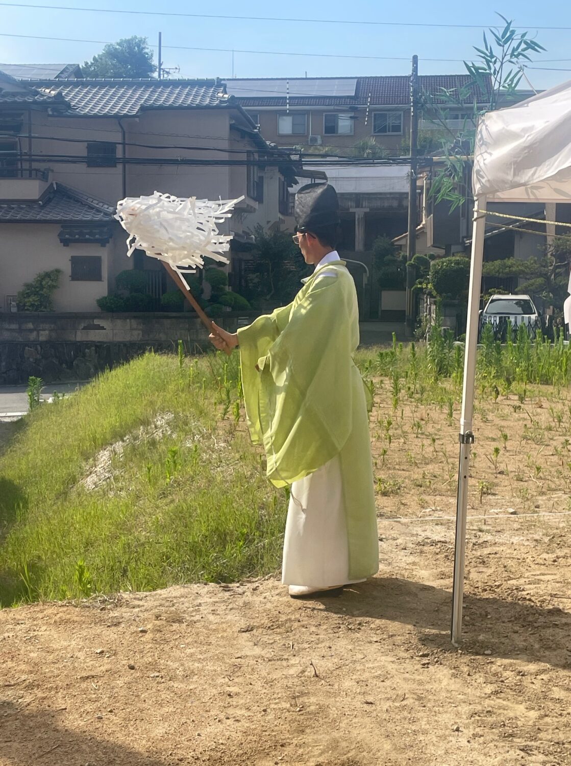 奈良で注文住宅ならアイデザインホーム|地鎮祭の現場リポート