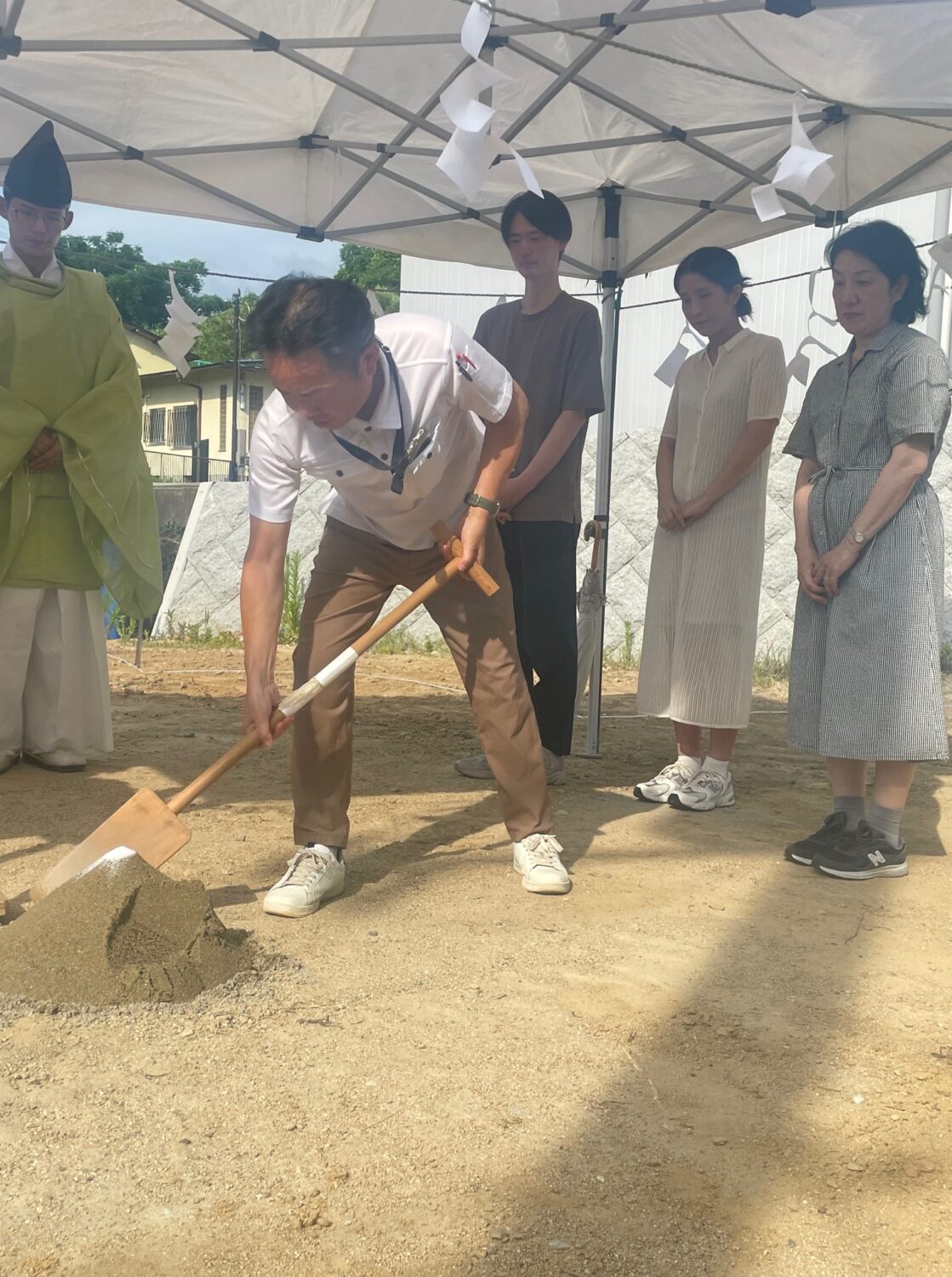 奈良で注文住宅ならアイデザインホーム|地鎮祭の現場リポート