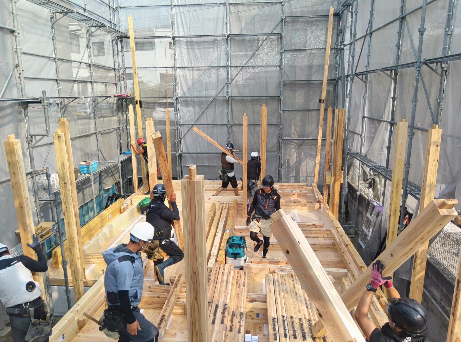 広島で注文住宅ならアイデザインホーム｜上棟の現場リポート