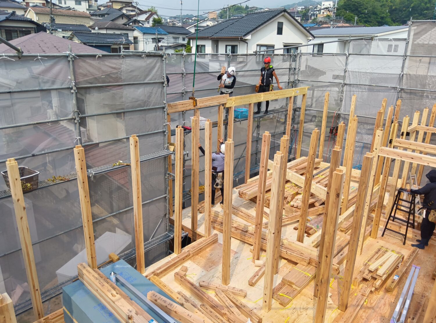 広島で注文住宅ならアイデザインホーム｜上棟の現場リポート