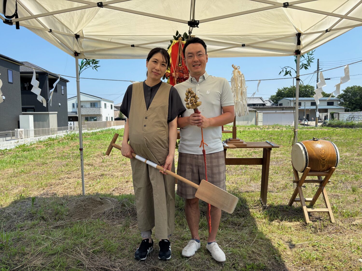 奈良県で注文住宅ならアイデザインホーム｜地鎮祭の現場リポート