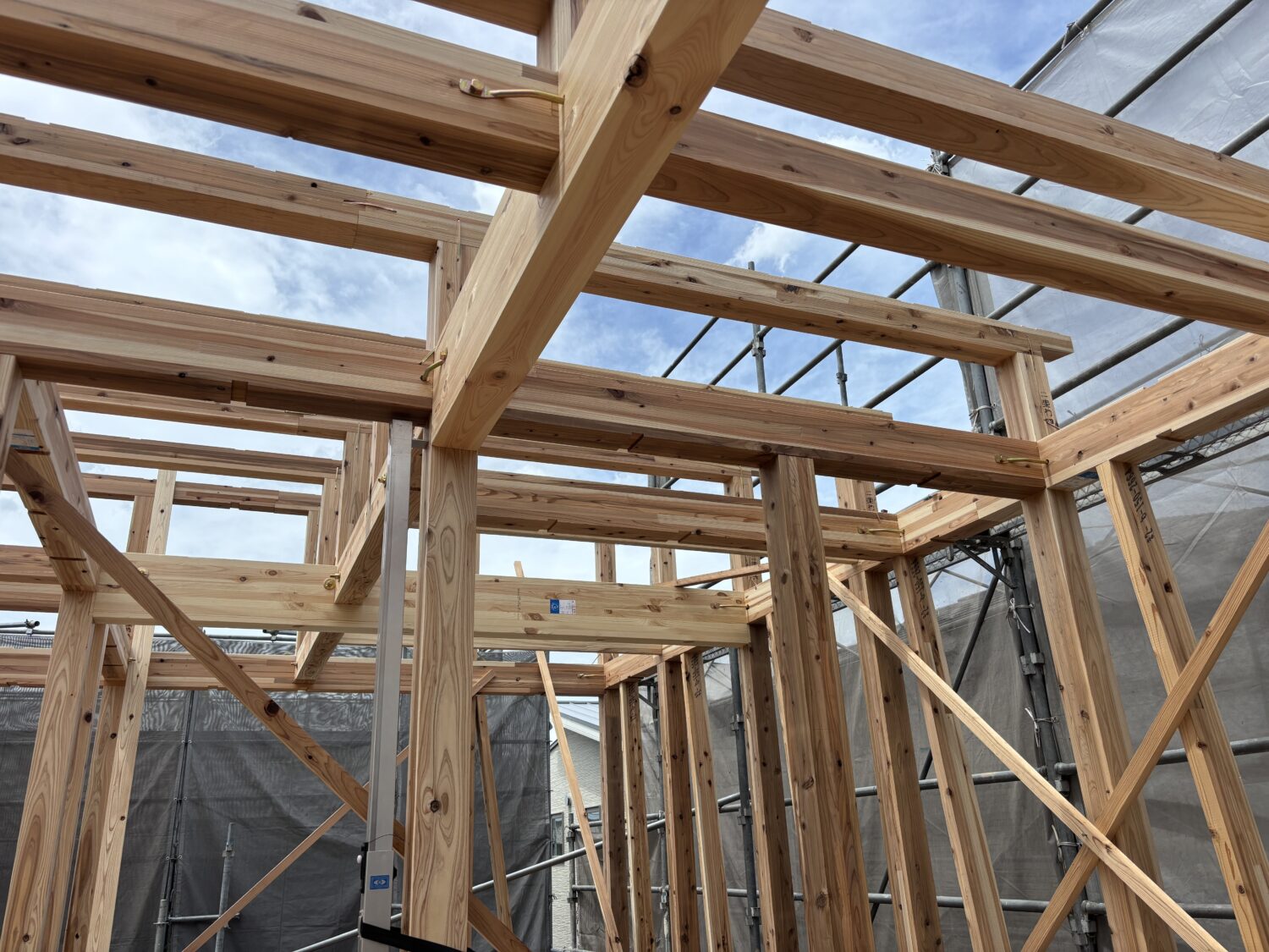 岡山で注文住宅ならアイデザインホーム|上棟の現場リポート