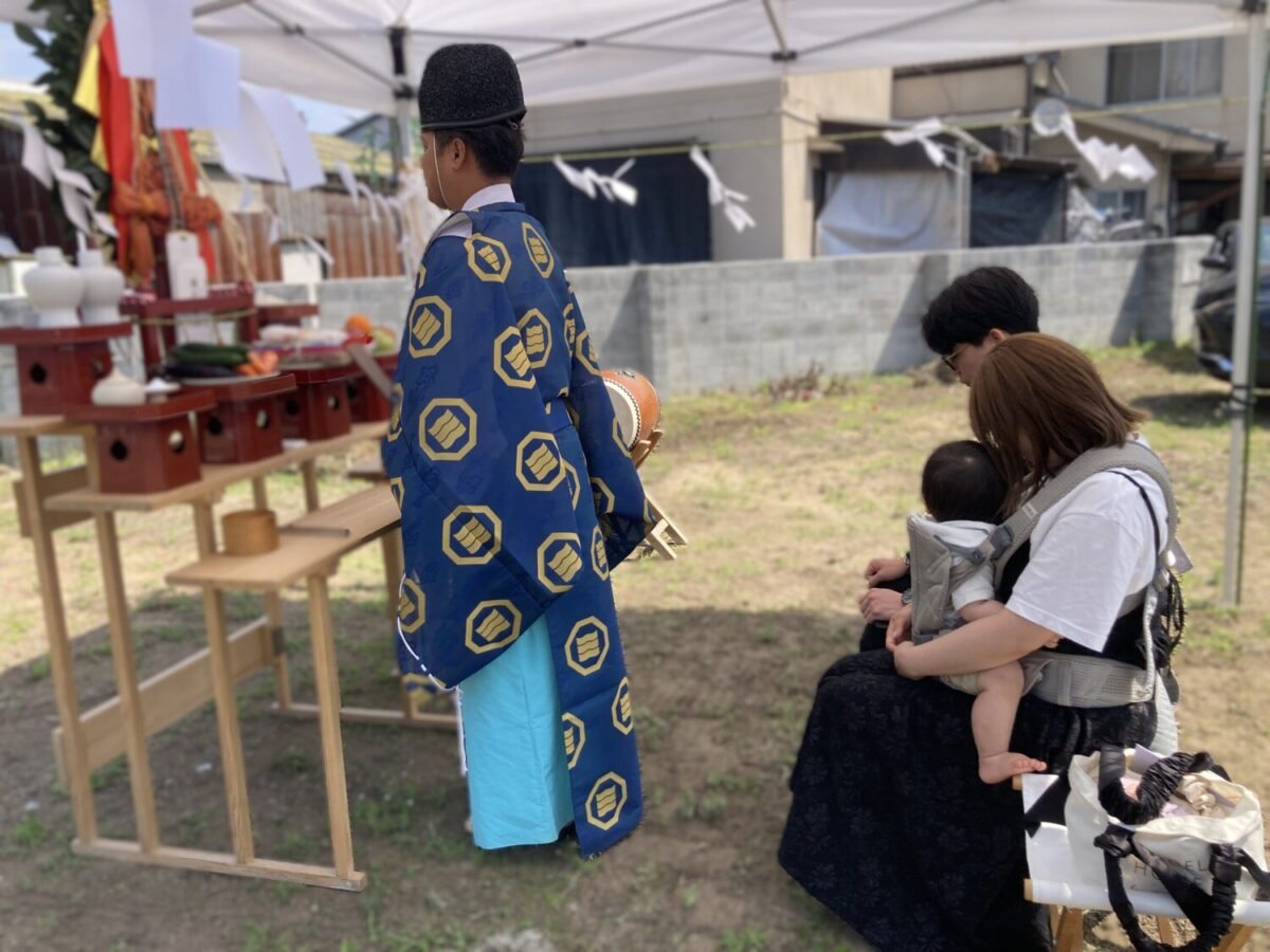 福山で注文住宅ならアイデザインホーム 福山市で地鎮祭