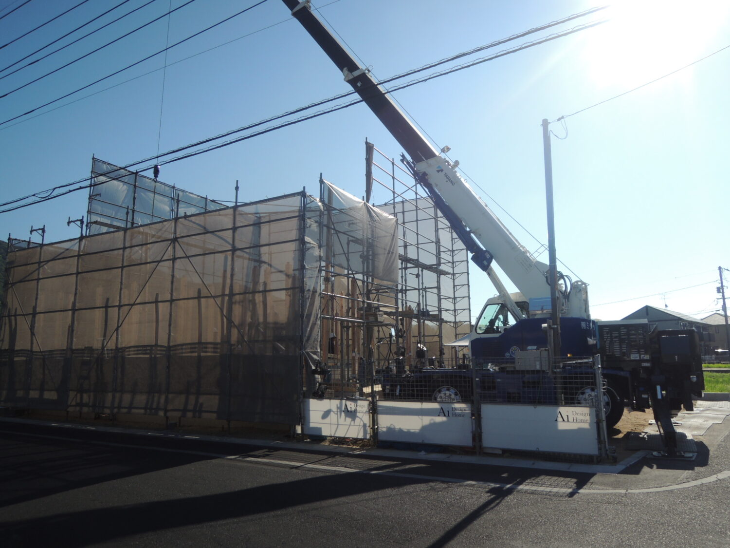 岡山で注文住宅ならアイデザインホーム|上棟の現場リポート