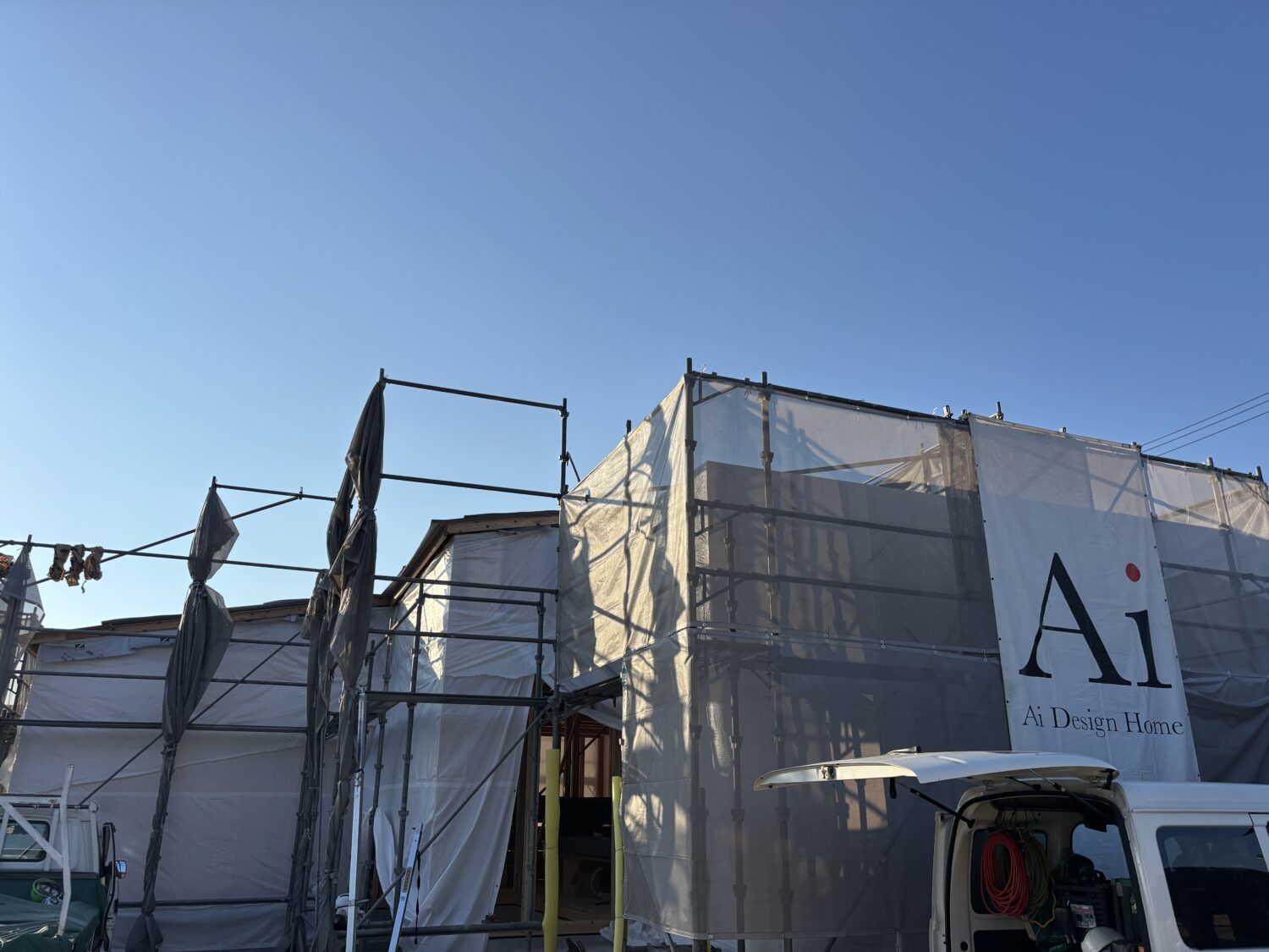 岡山で注文住宅ならアイデザインホーム｜上棟の現場リポート