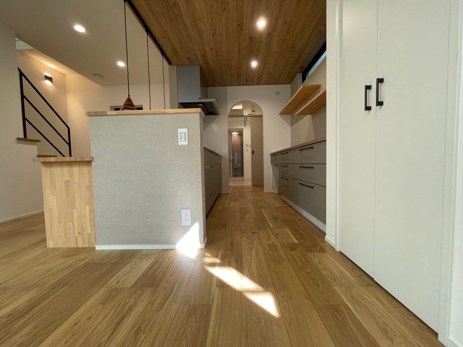 愛知で注文住宅ならアイデザインホーム|引渡の現場リポート|水回りを一直線にまとめた家事ラク動線