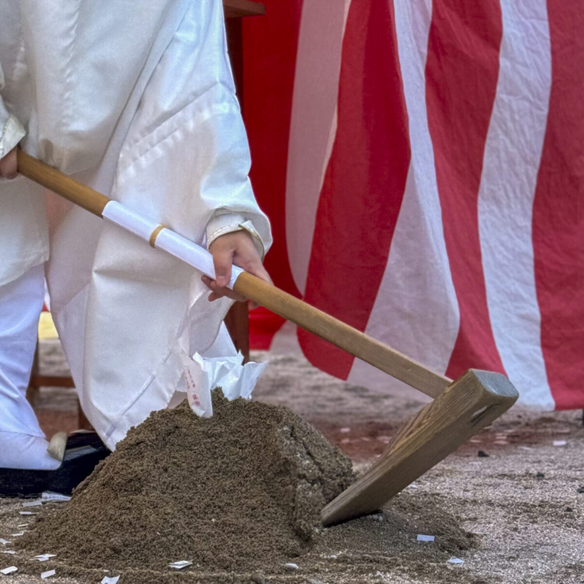 広島で注文住宅ならアイデザインホーム　広島市佐伯区で地鎮祭