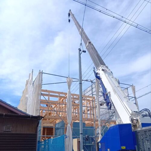 名古屋市で上棟を行いました｜アイデザインホームの現場リポート