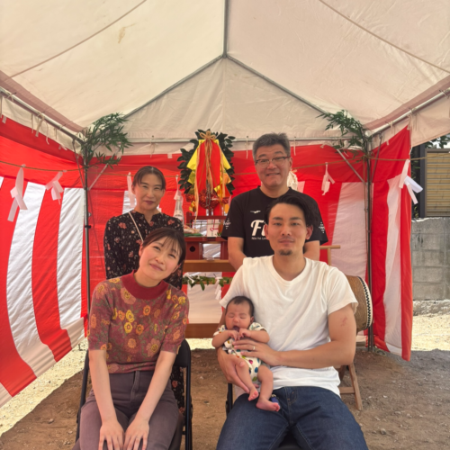 広島市佐伯区五日市にて地鎮祭を行いました｜アイデザインホームの現場リポート