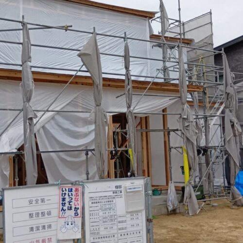 三原市沼田西町にて上棟を行いました｜アイデザインホームの現場リポート